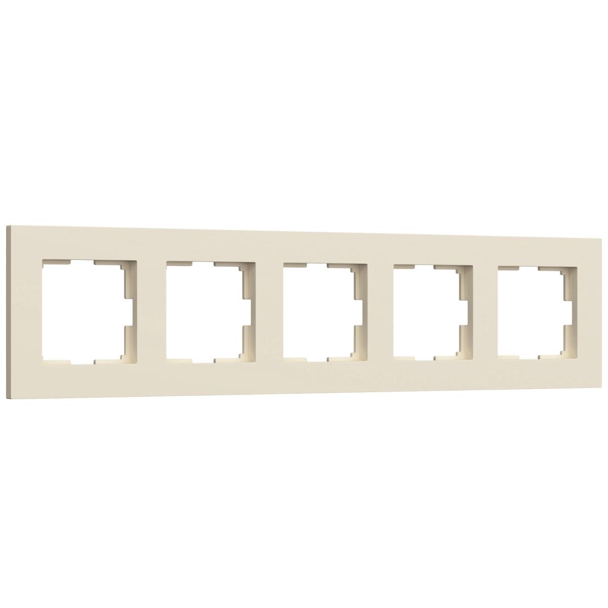 Рамка на 5 постов Werkel Slab (айвори софт) W0052962 4690389207938 a067787