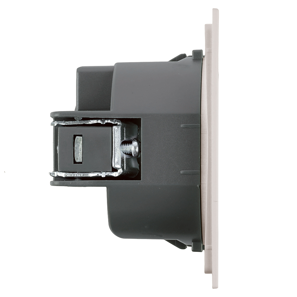 Розетка 1-местная с защитной шторкой с/з (механизм) Stekker Мия 250В 16А RST16-3110-08 пудровый жемчуг 50484