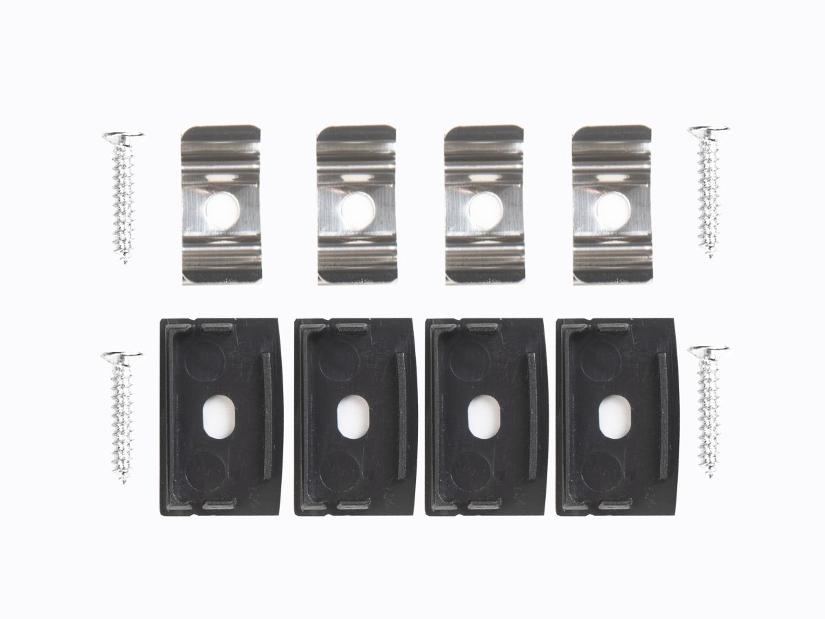 Профиль накладной LEDS POWER СПН2515 алюм. черный с призм.рассеивателем 2м 008486