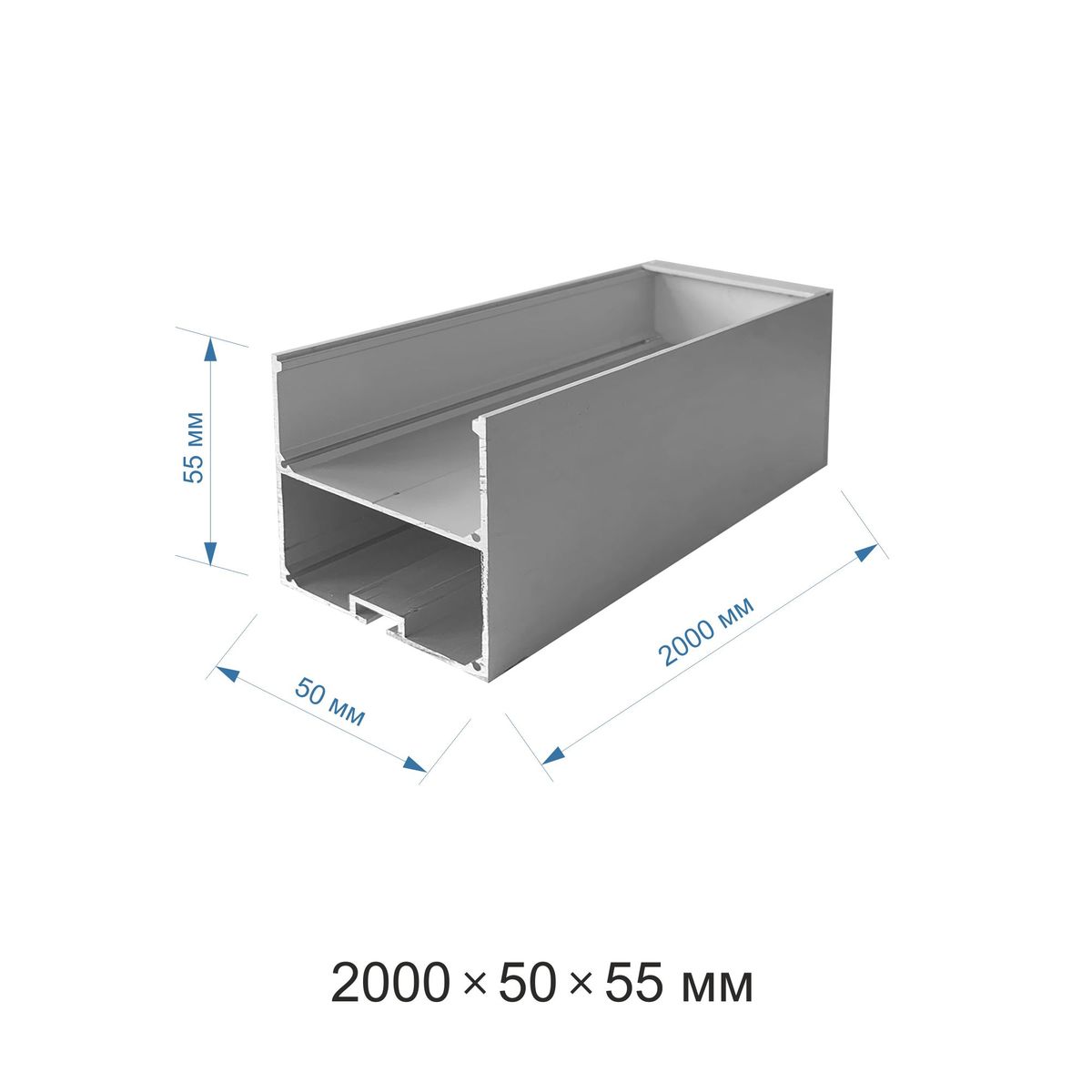 Профиль П-образный подвесной Apeyron ширина ленты до 40мм 08-25-01