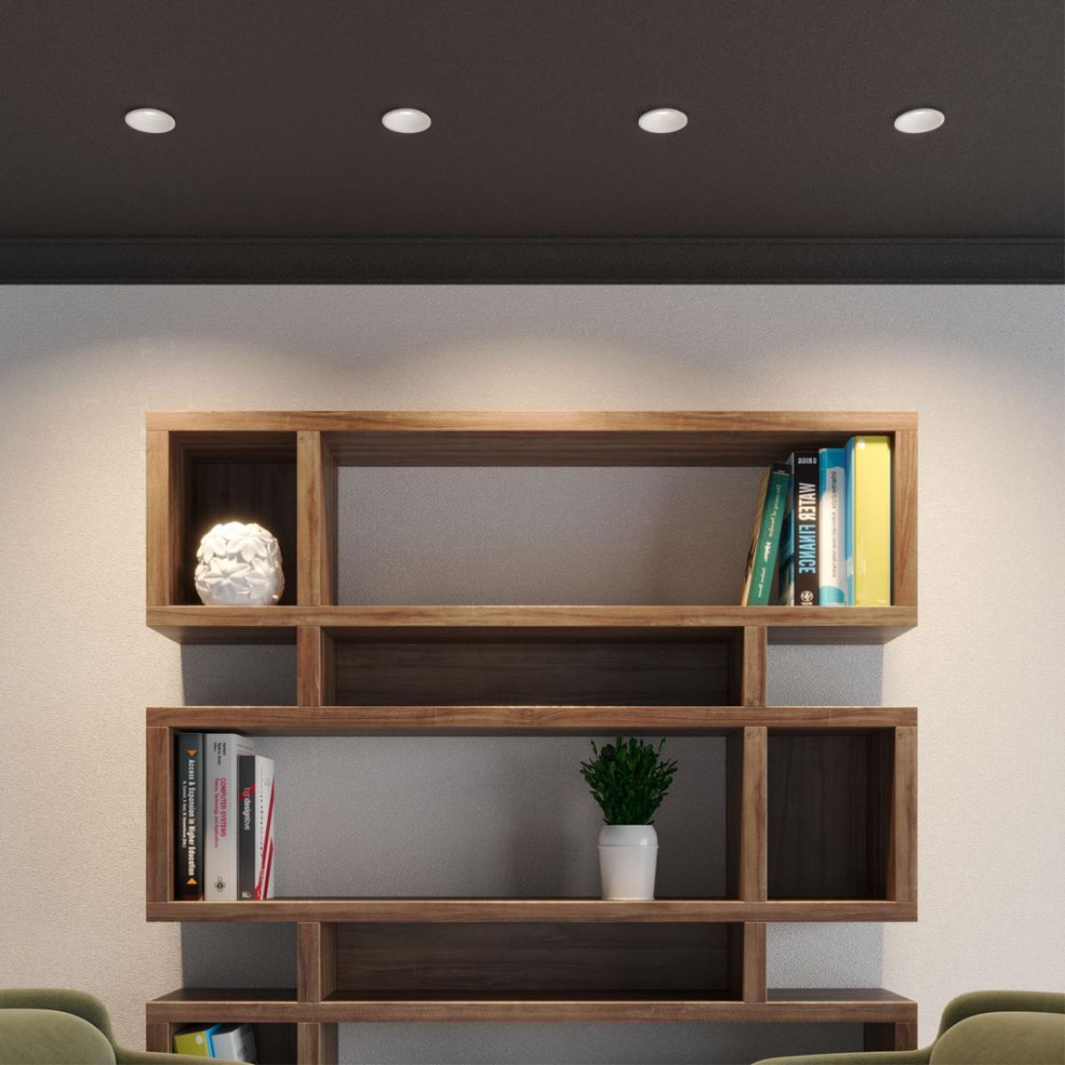 Встраиваемый светильник с переключателем цветовой температуры и угла рассеивания Novotech Wir Nova 359848