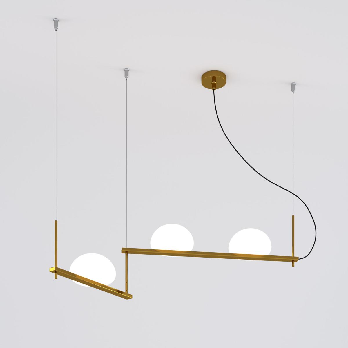 Подвесной светильник Eurosvet Stair 70145/3 латунь a061372