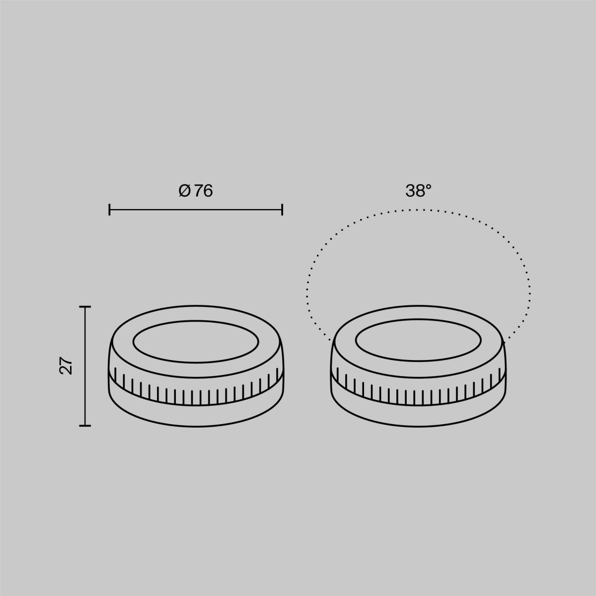Светодиодная лампа Voltega Ультра Стандарт GX53 Lens 9Вт 4000K 3081