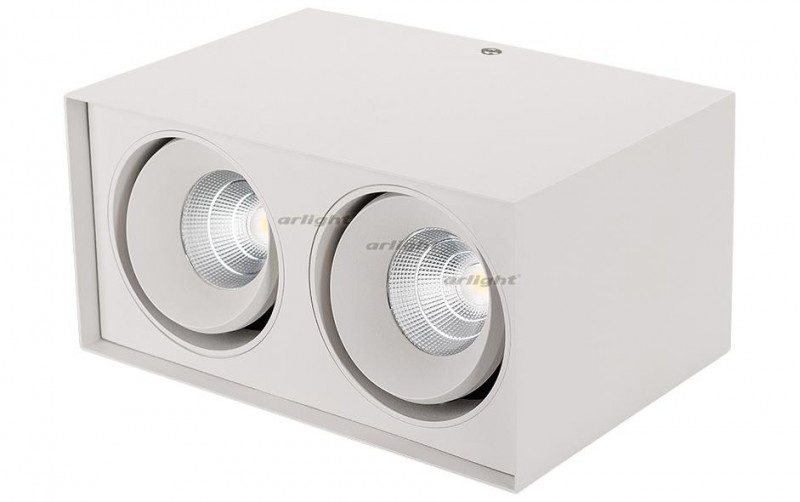 Накладной светильник Arlight SP-CUBUS-S100x200WH-2x11W Warm White 023084