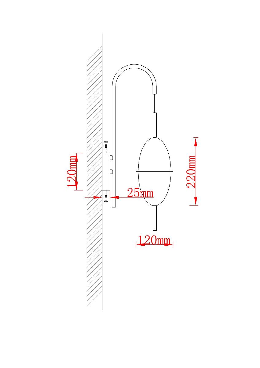 Бра Arte Lamp Andromeda A2089AP-3GO