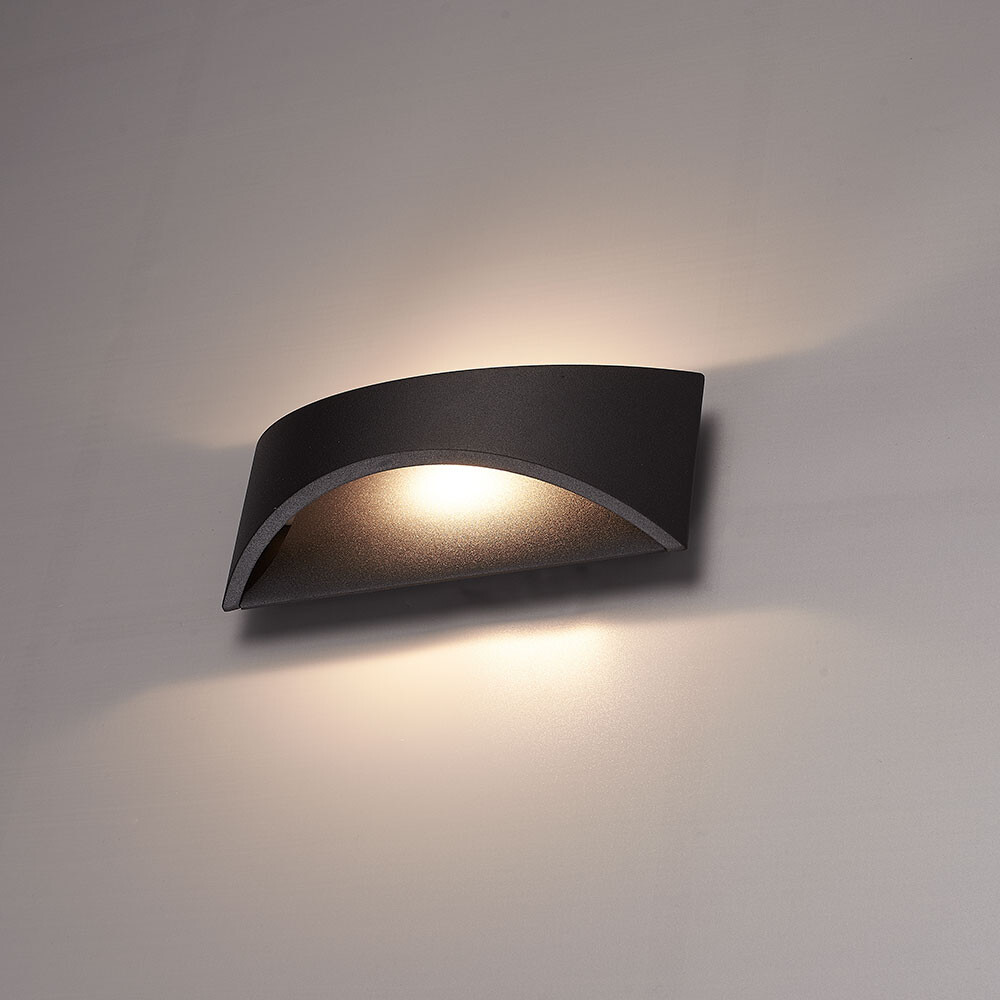 Уличный настенный светильник Arte Lamp Dino A8288AL-1BK