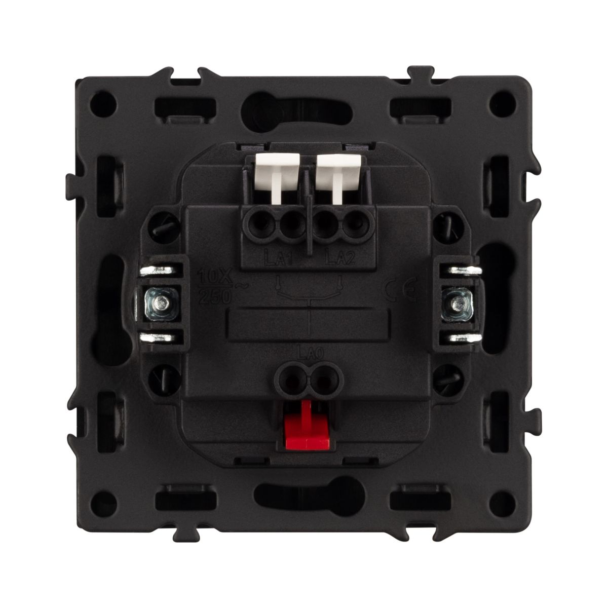 Механизм выключателя двухклавишный непроходной Arlight SWT-NOBE-MK02-SFPL-BK (230V, 10A) 054252