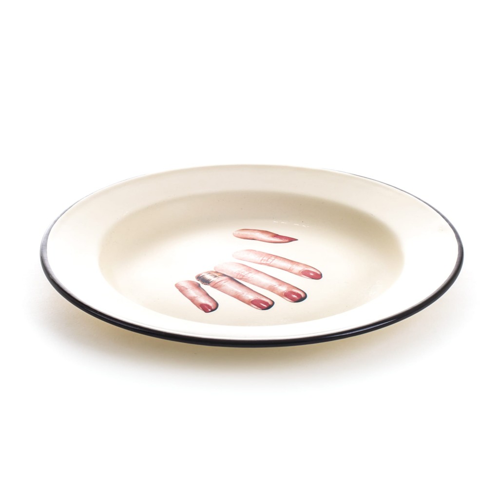 Тарелка Fingers Seletti Toiletpaper Enamel 16836
