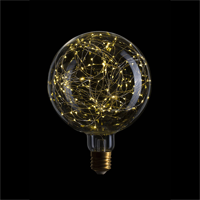 Лампа светодиодная филаментная Sun Lumen E27 5W 2700K прозрачная 057172