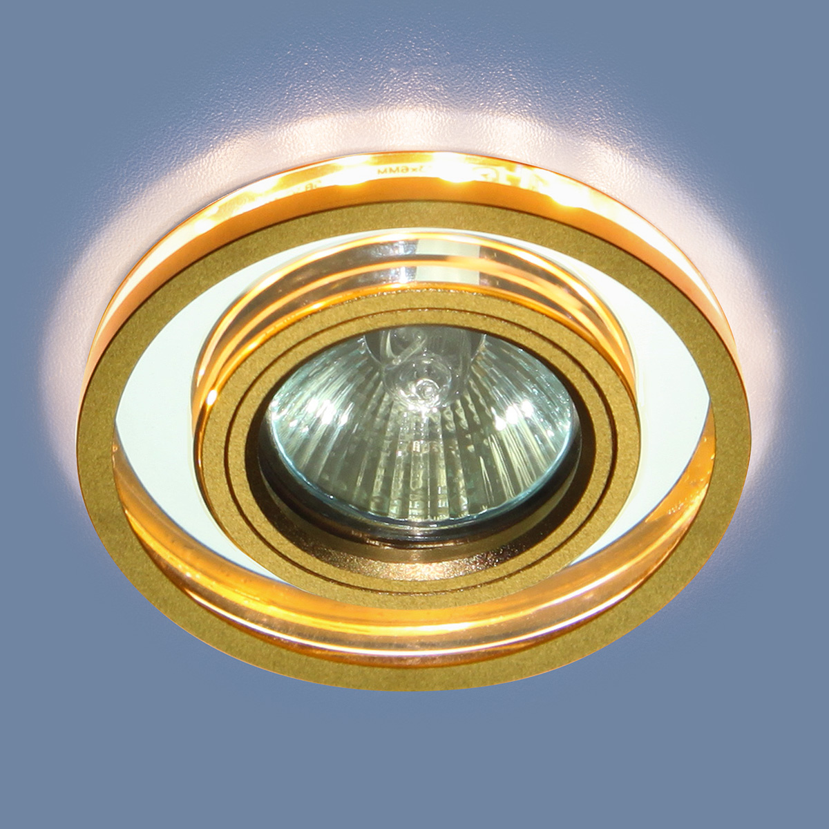 Встраиваемый светильник Elektrostandard 7021 MR16 SL/GD зеркальный/золото 4690389099359
