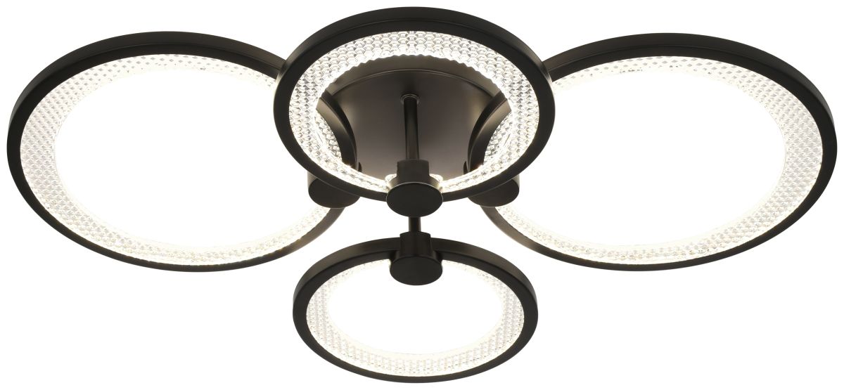 Потолочный светильник Эра Модерн Odry CLL-1-78W 3K-6,5K RC BK