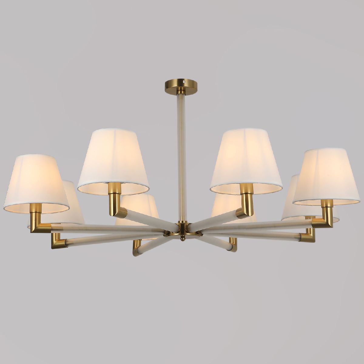 Люстра на штанге Illumico IL0501-8P-79 BRASS