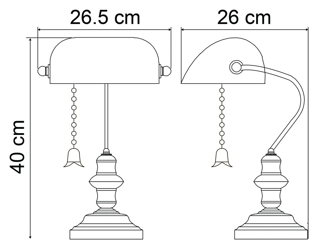 Настольная лампа Arte Lamp Banker A2493LT-1AB