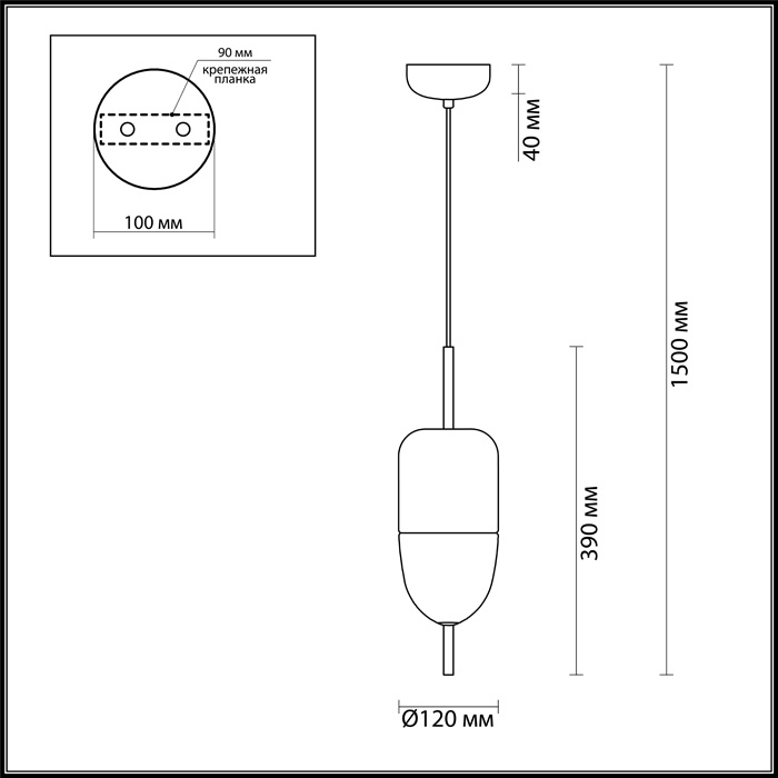 Подвесной светодиодный светильник Odeon Light Dune 4619/12L