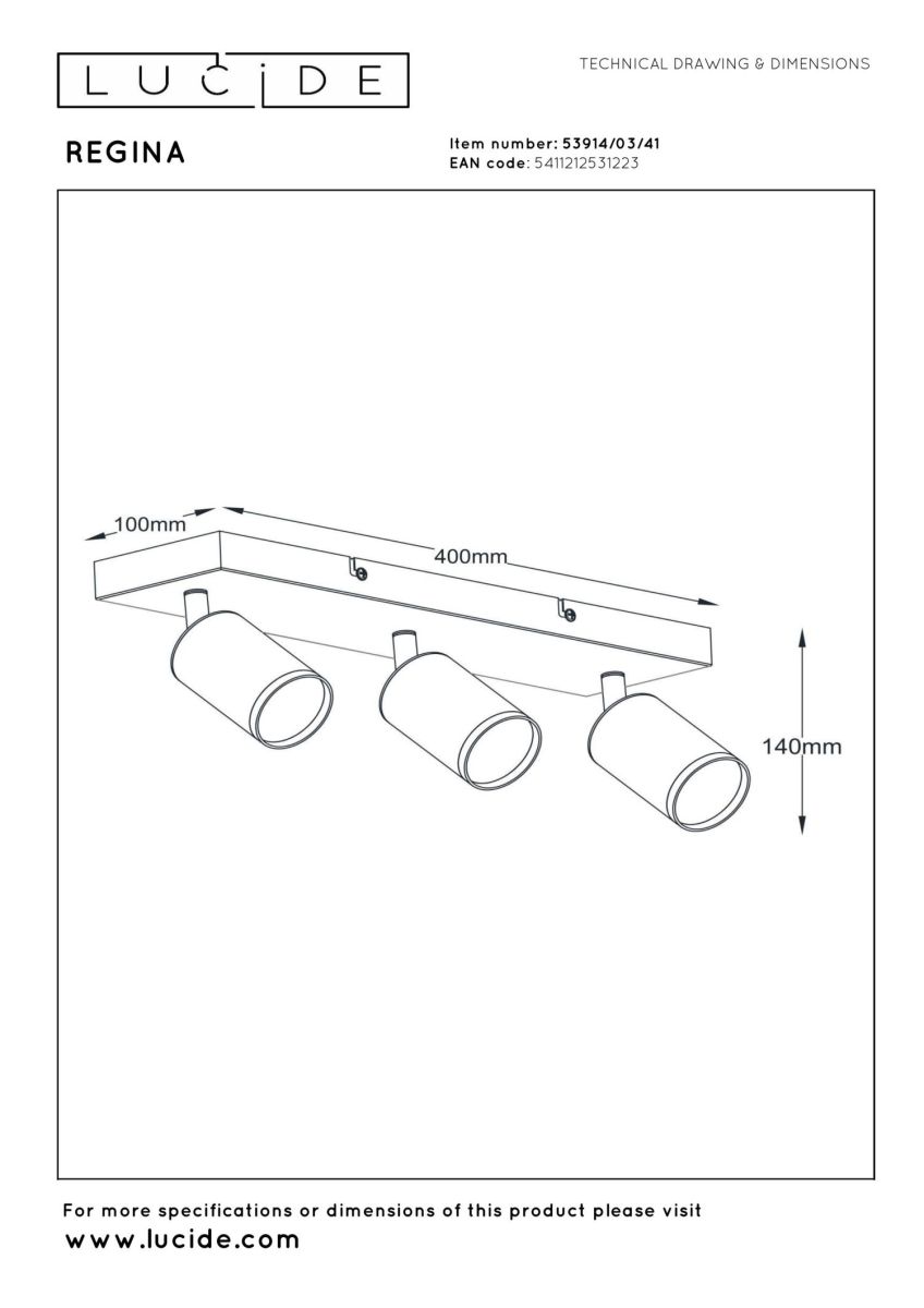Спот Lucide Regina 53914/03/41