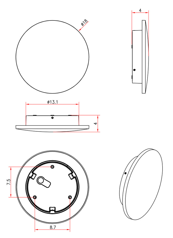 Уличный настенный светильник IP65 Arte Lamp Nimbo A1510AL-1WH