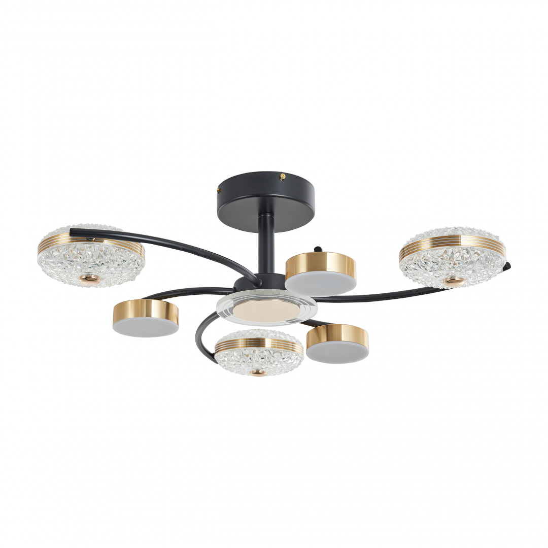 Потолочная люстра Arte Milano Ferrara 279169/3+3 BK/GD