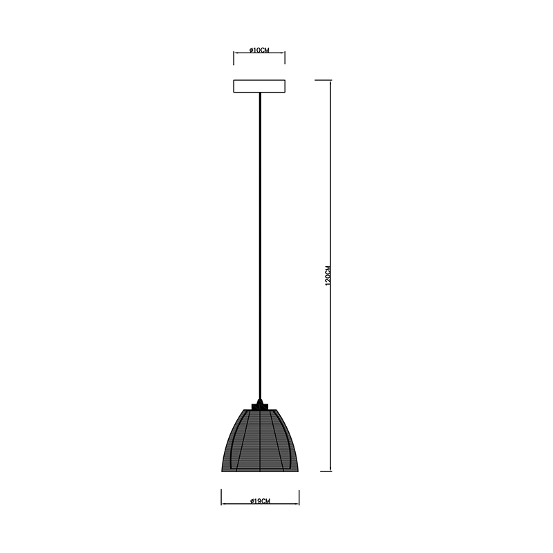 Подвесной светильник Zumaline PICO MD9023-1S(BLACK)