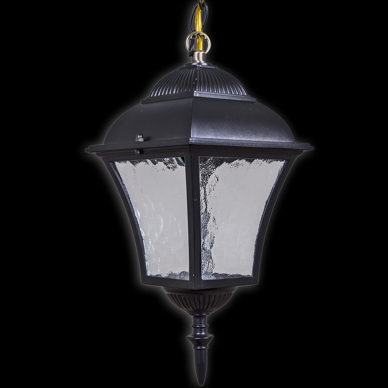 Уличный подвесной светильник Reluce 08243-0.3-001H BK