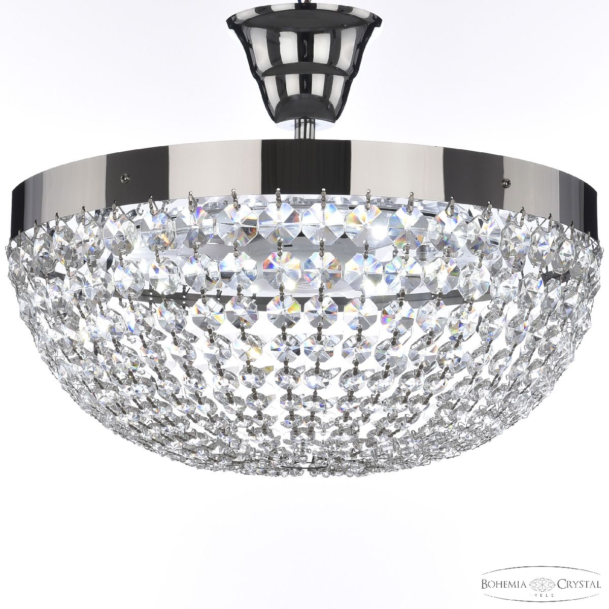 Потолочная люстра Bohemia Ivele Crystal 19291/35NZ/LED-DIM Ni