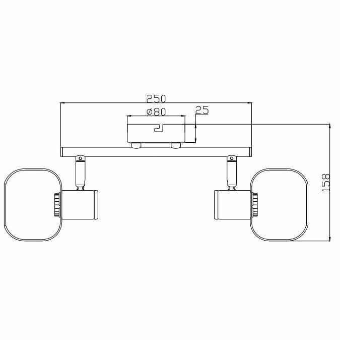 Спот Rivoli Dorkas 7026-702 Б0047097 УЦ