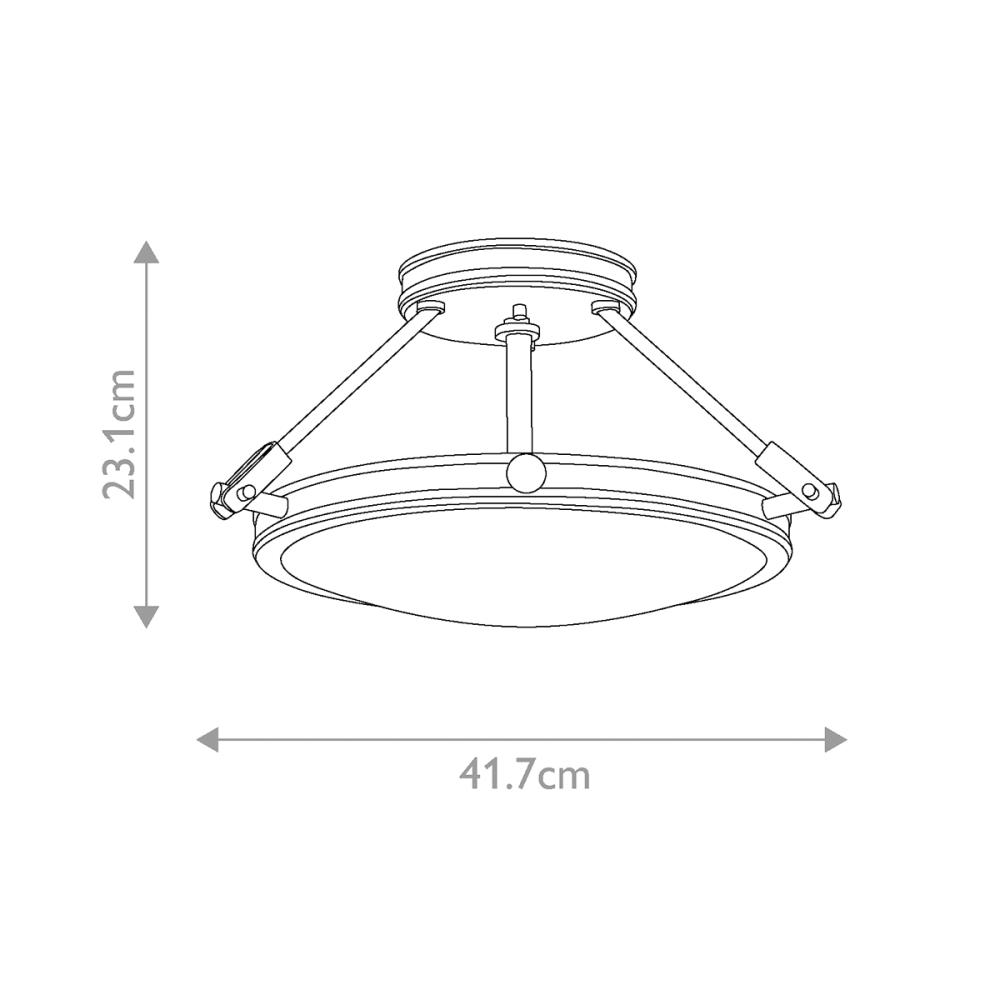 Потолочный светильник Hinkley Collier HK-COLLIER-SF-S