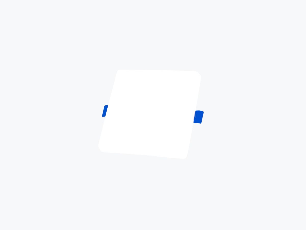 Встраиваемый светильник LEDS POWER 18Вт 4000К квадратный, серия FRAME 008677