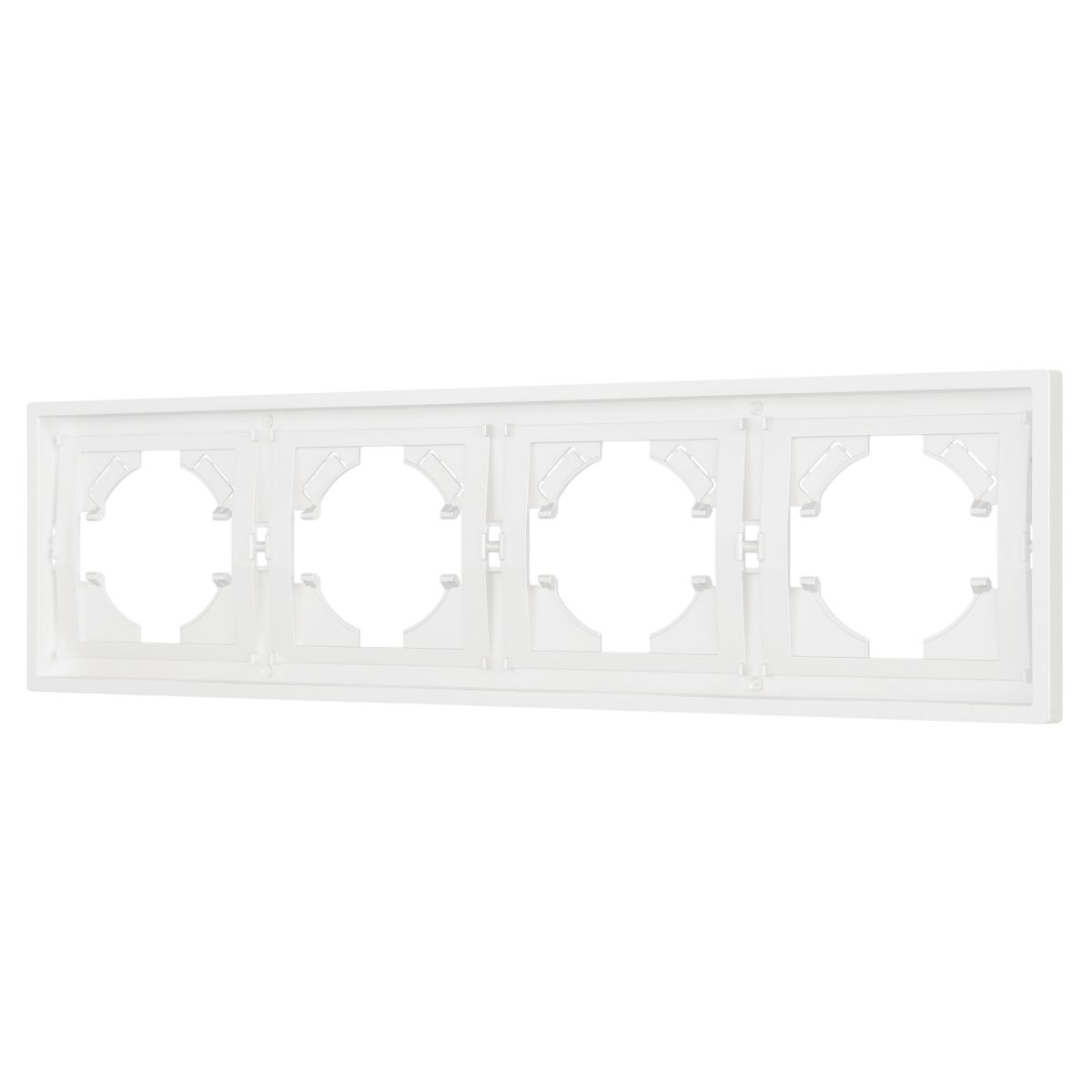 Рамка пластиковая на 4 поста Arlight FRM-TENDO-SFPL-4-WH 054656