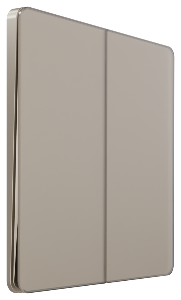 Выключатель/Переключатель 2-клавишный, 10А Systeme Electric Systeme Infinity Песчаный берег FSE000565
