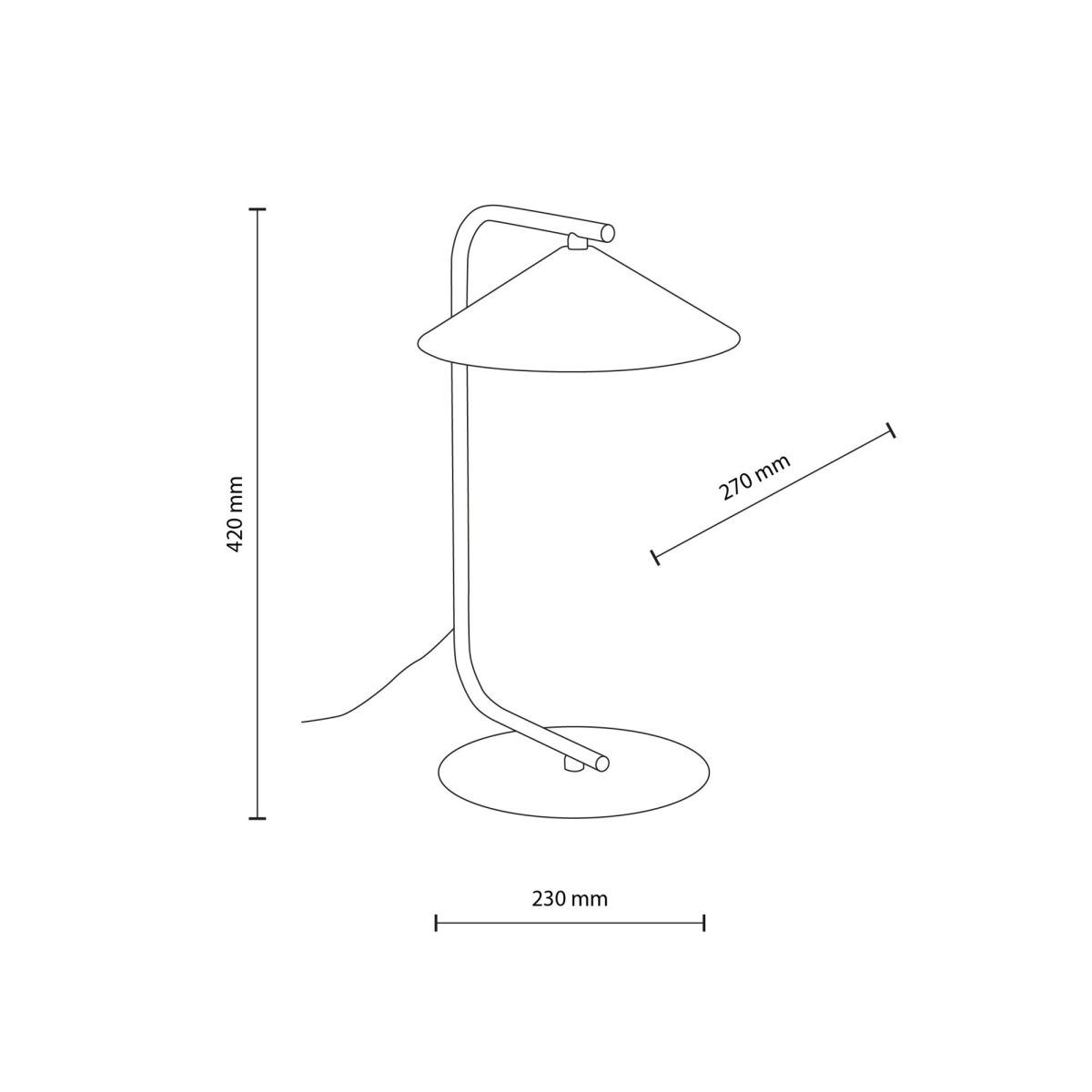 Настольная лампа TK Lighting 19215 Lume Burgund a073156