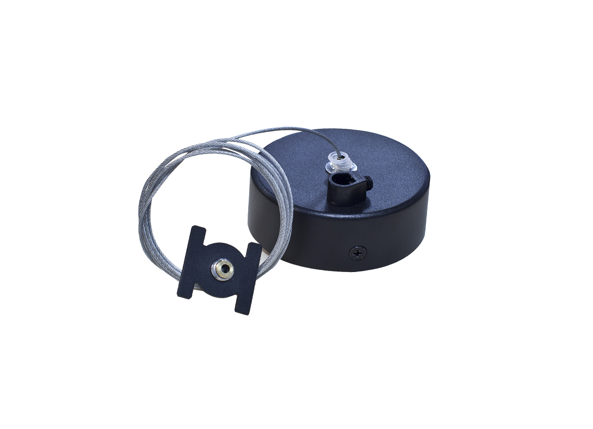 Подвесной комплект для магнитного шинопровода Donolux Magic Track Suspension kit DLMBlack1