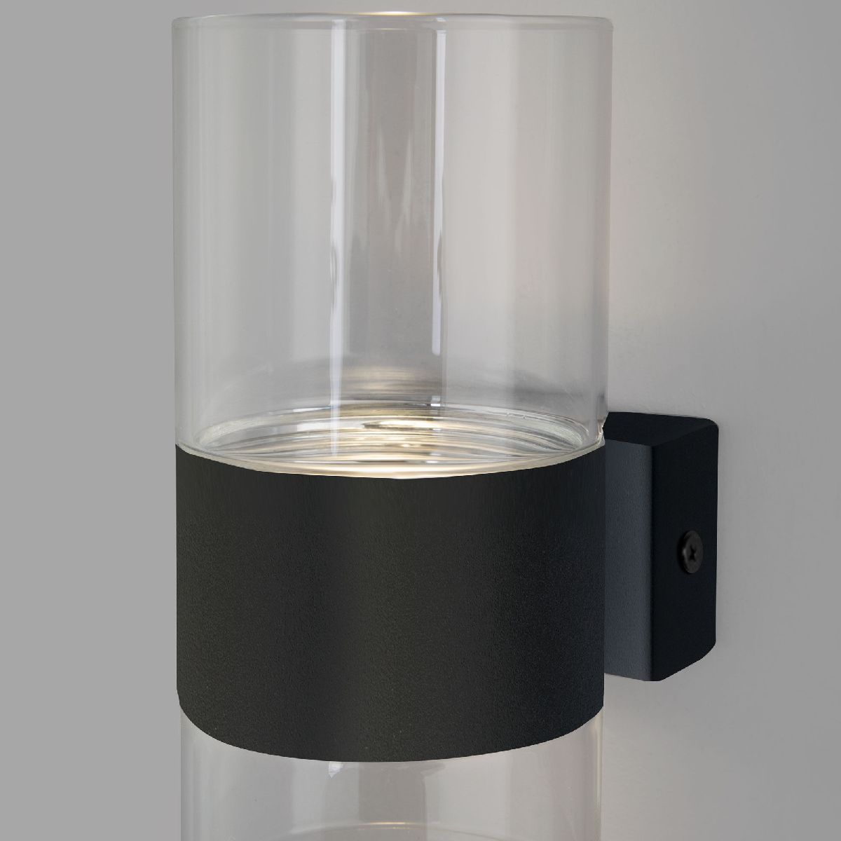 Настенный светильник Eurosvet Watford 40021/1 LED чёрный/прозрачный a062086