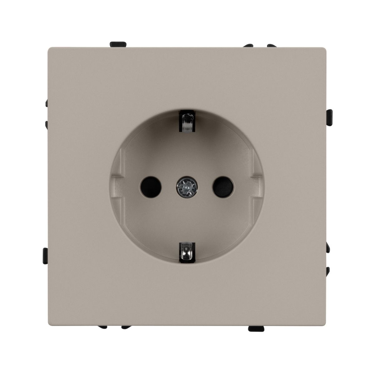 Розетка зк со шторками софт-тач кашемир Arlight SCT-MEU-SFPL-CA (250V, 16A) 059452(1)