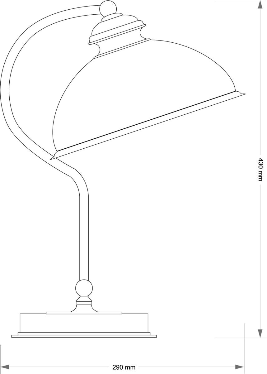 Настольная лампа Kutek Lido LID-LG-1 (P)
