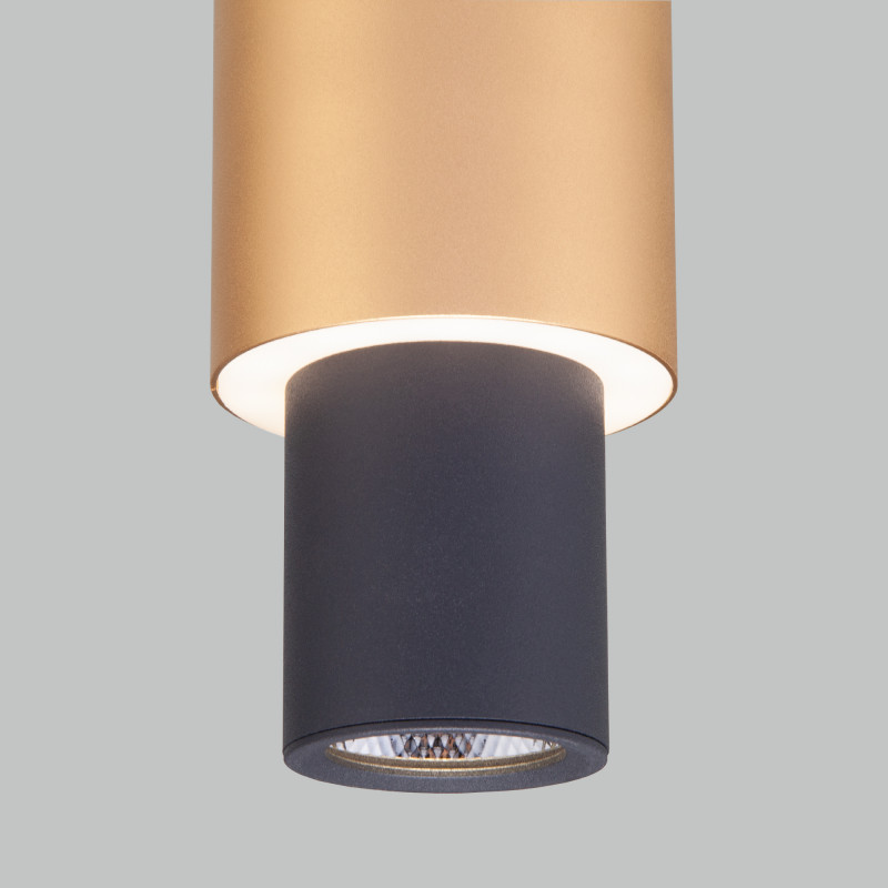 Подвесной светильник Eurosvet Bento 50204/1 LED черный/матовое золото