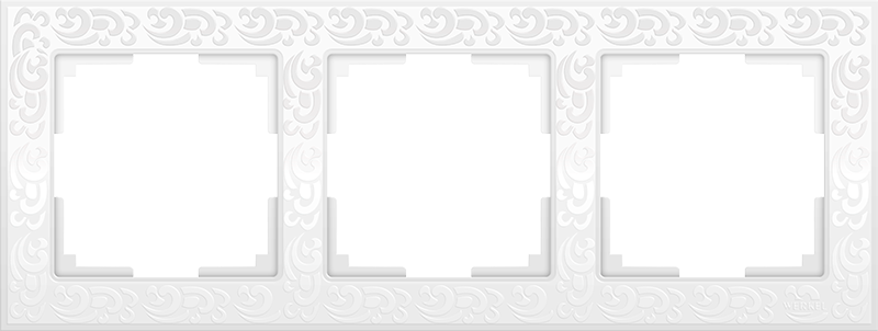 Рамка на 3 поста Werkel Flock (белый) W0032301 4690389160509 a050802