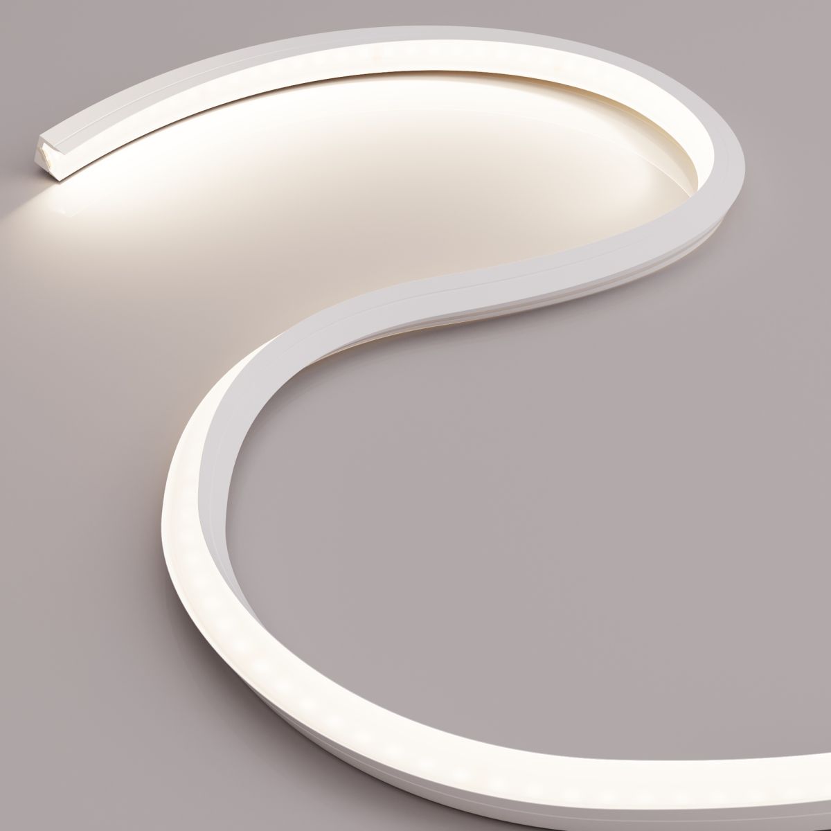 Силиконовый профиль Arlight WPH-FLEX-1616-TWIST-S11-5m WHITE (Силикон) 059568