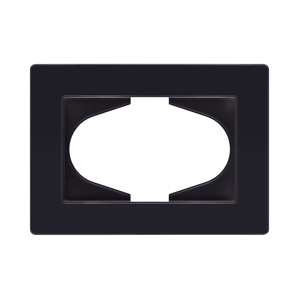 Рамка для двойной розетки, черный Kollinger Eleganz Acryl EA120BK
