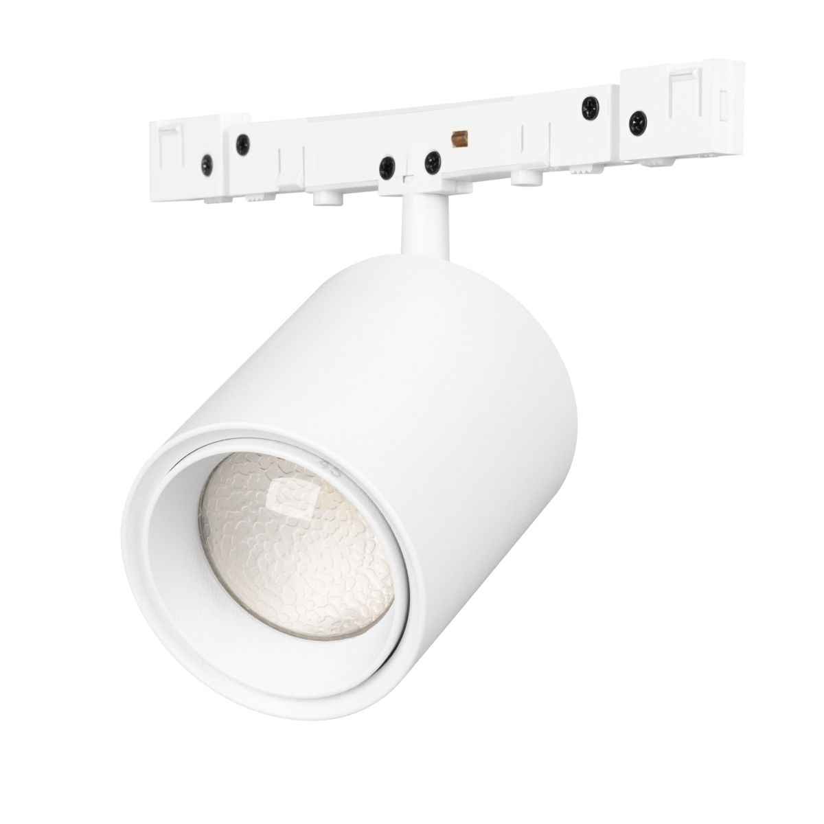 Трековый магнитный светильник для натяжного потолка Arlight MAG-MICROCOSM-SPOT-ZOOM-R38-5W Day4000 (WH, 10-55 deg, 24V) (IP20 Металл) 051806