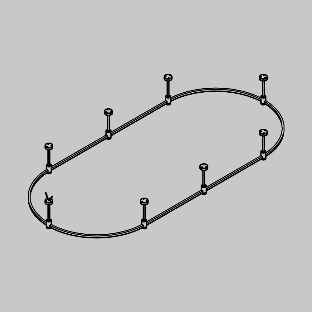 Основание Short для трековых светильников Maytoni Technical Flarity TFC-Flar-S01-PT