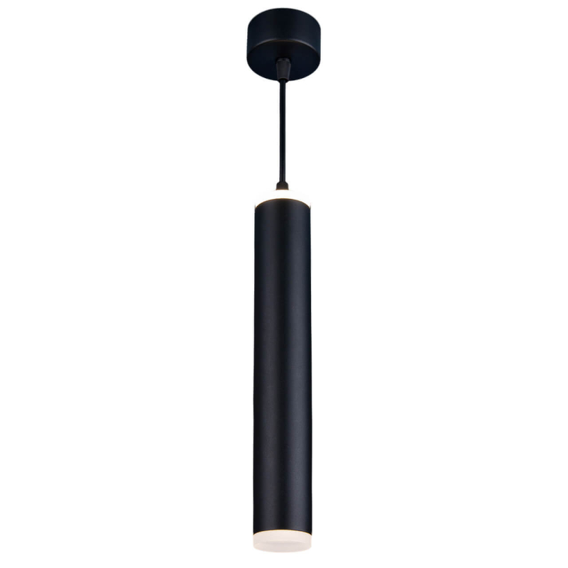 Подвесной светодиодный светильник Elektrostandard DLR035 12W 4200K черный матовый 4690389135811