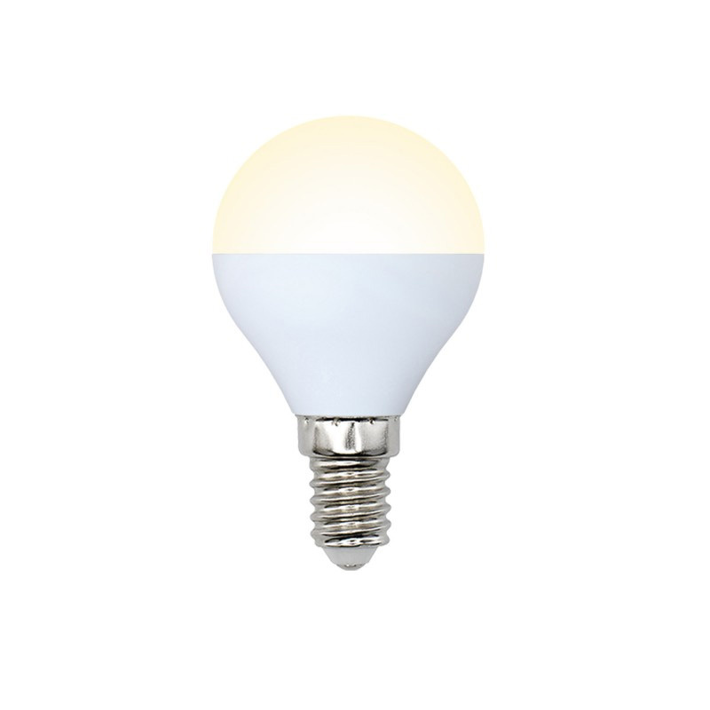 Лампа светодиодная (UL-00003826) Volpe E14 9W 3000K матовая LED-G45-9W/WW/E14/FR/NR УЦ
