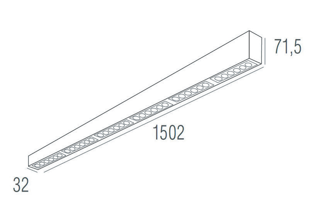 Потолочный светильник Donolux Eye-line DL18515C121A36.34.1500BW