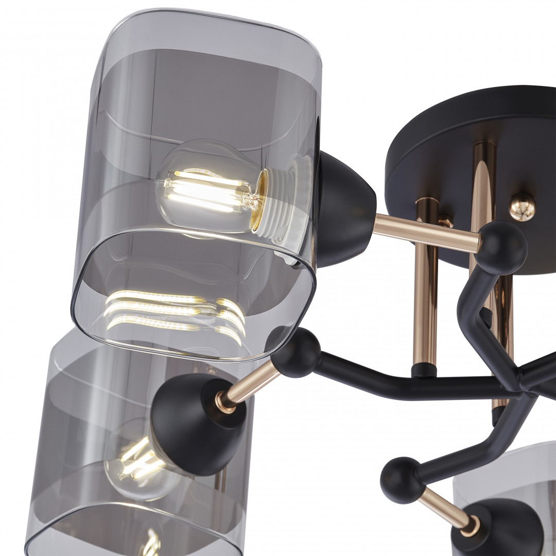 Потолочная люстра Arte Milano Amalfi 324308/5 BK+FG