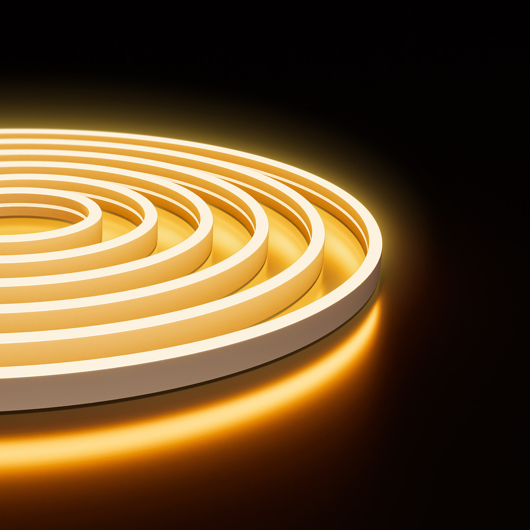 Светодиодный неон Apeyron 24В, 10Вт/м, 400Лм/м, 3000К (т.б.) smd 2835 120д/м, PCB 8мм, 6х12мм, 10м, IP65 17-307