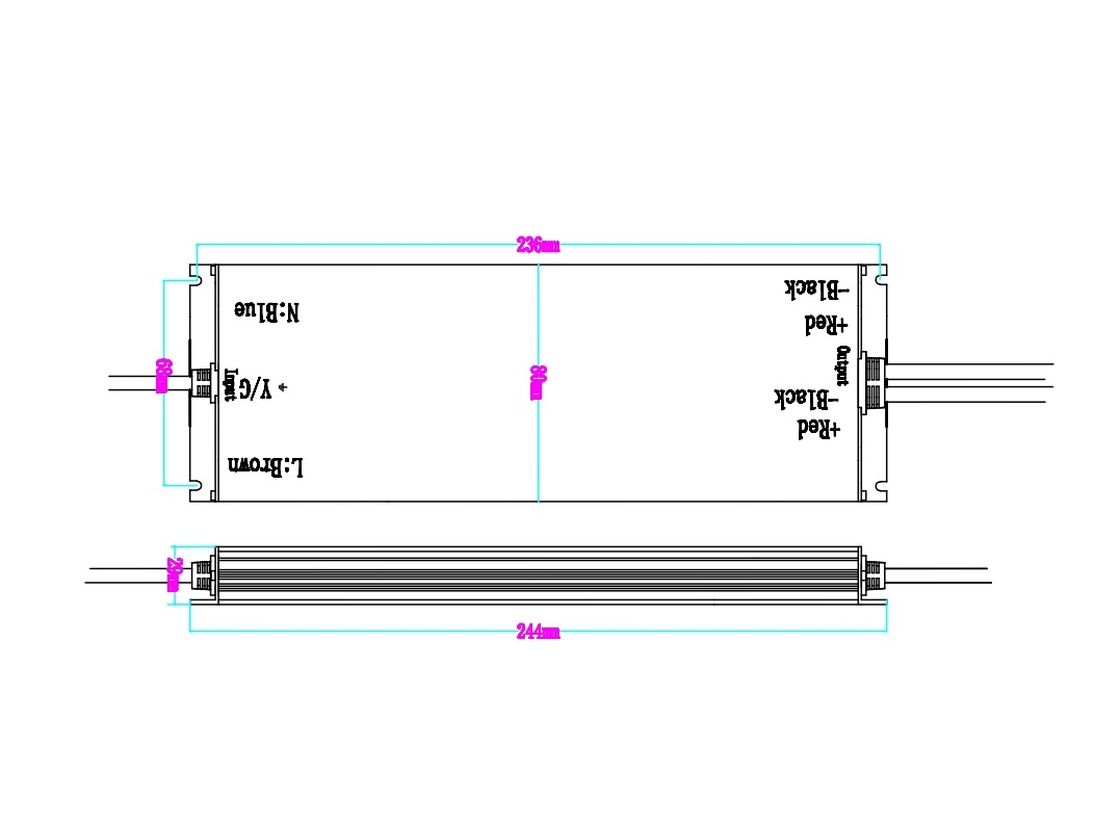 Блок питания SWG Standard 24 В, 380 Вт, IP67, MTPW2-380-24 0-00045143