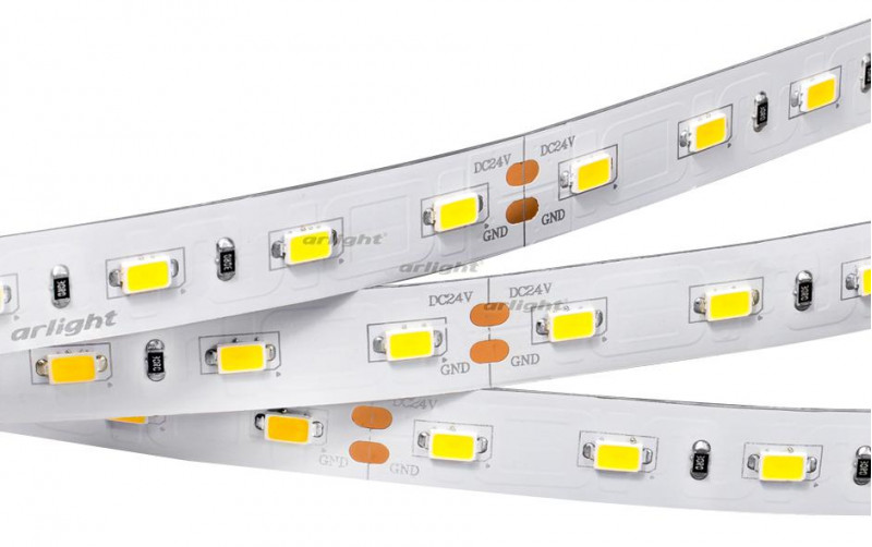 Светодиодная лента Arlight ULTRA-5000 24V White 2xH (5630, 300 LED, LUX 017458