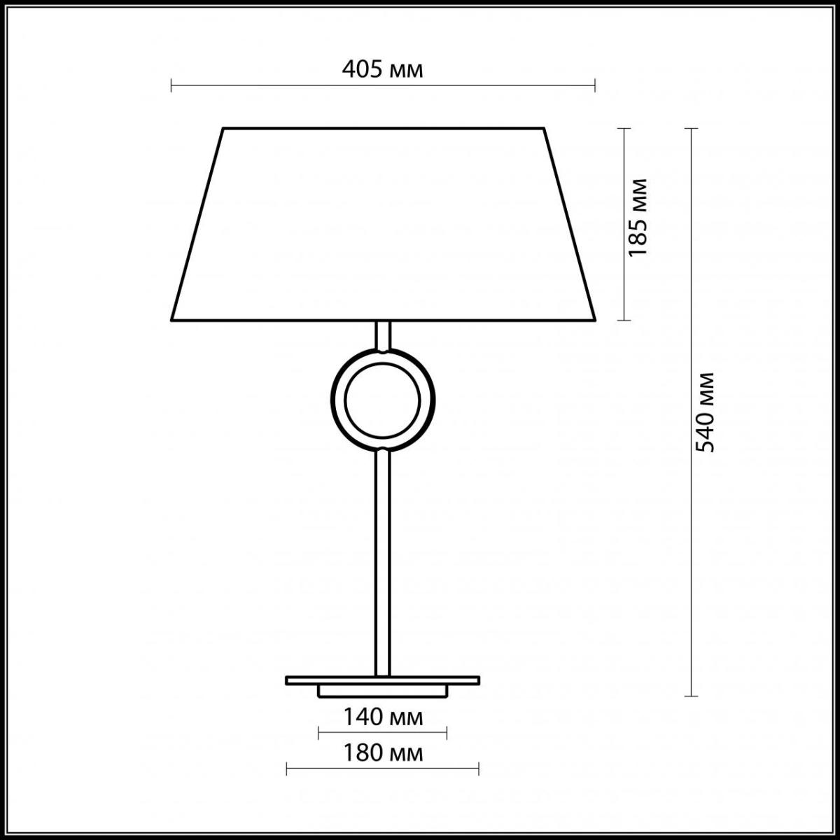 Настольная лампа Odeon Light Hotel 2195/1T