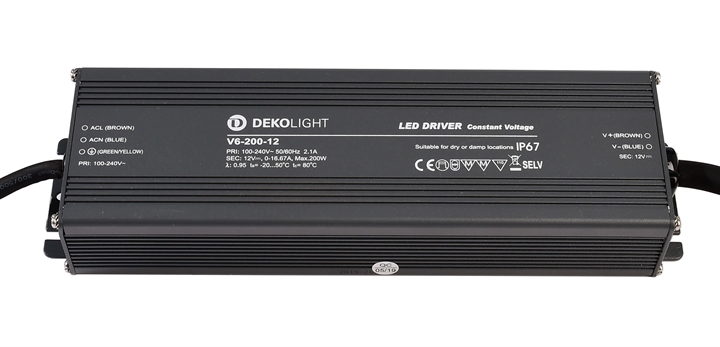 Блок питания Deko-Light 200Вт 100-240В IP67 872088