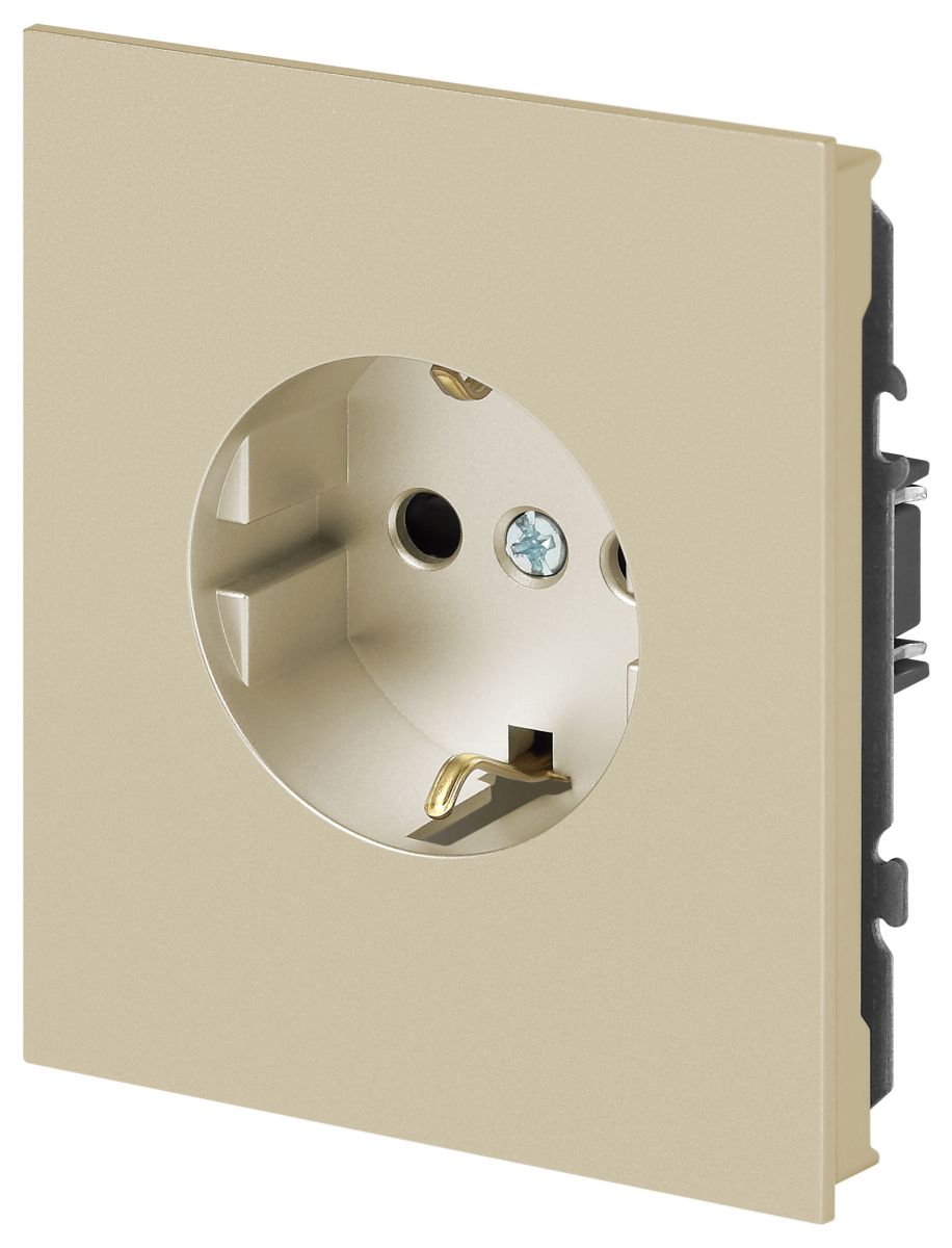 Розетка Эра Arktik 16-2101-04 с заземлением 2P+E Schuko 16А-250В шампань Б0070417